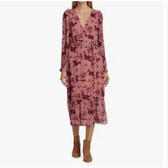 PAIGE Aloe Muted Mauve Womens Dress Various Sizes Color Muted Mauve NEW - Picture 6 of 14